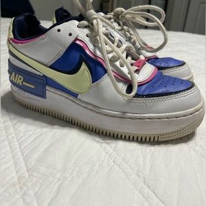 Nike Air Force Ones Mulicolor Neon